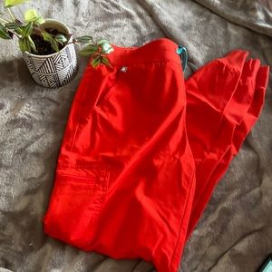 LIMITED EDITION Fionlite Figs Scrubs Pants Zamoras Jogger in Awesome Red